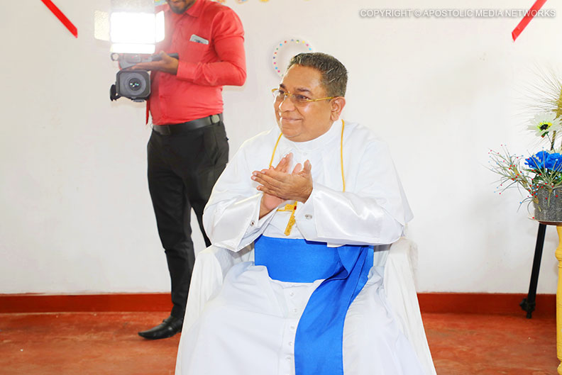His Holiness the Apostolic Father addressing many elderly parents living in an elders home His Holiness the Apostolic Father addressing many elderly parents living in an elders home